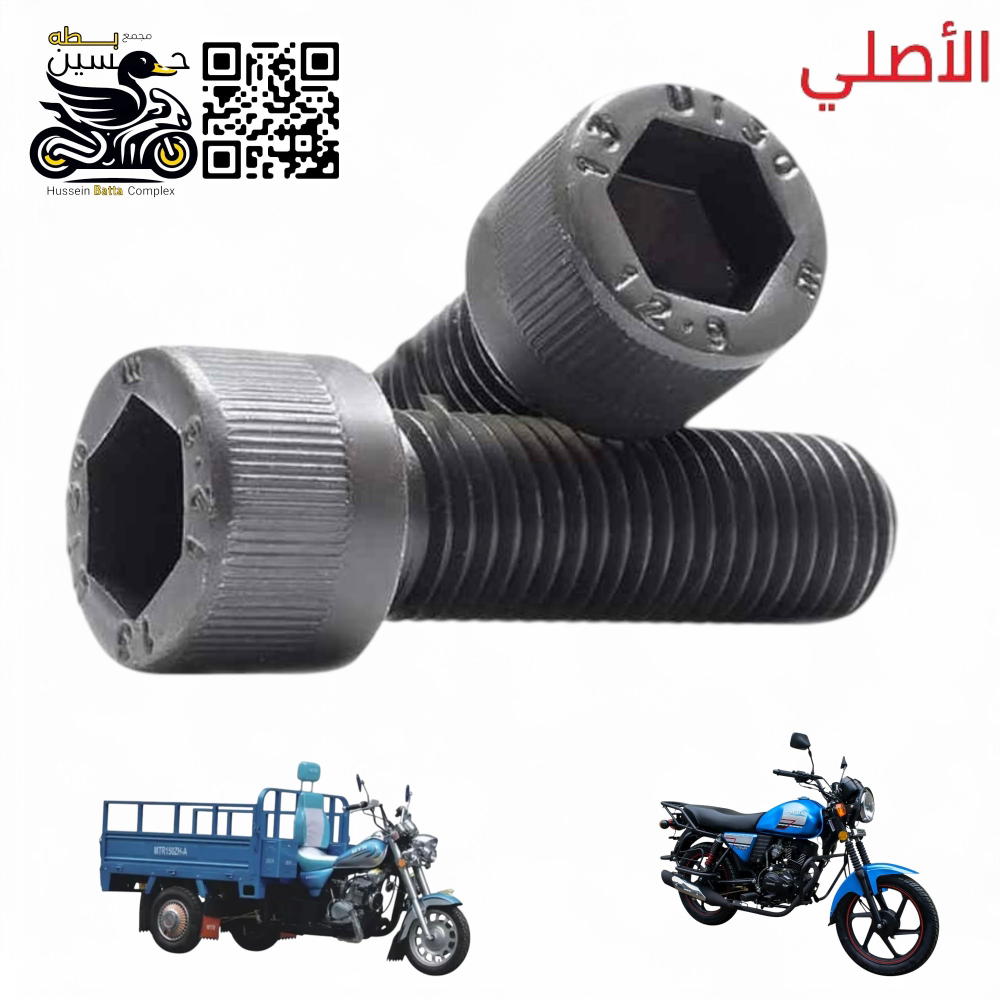 براغي النكي 6 مربع سن 13 عدد 2 طول 1.5 اصلي صالنصه دايوان نفخ او الى جوزه سويج ستوته MTR Preview Image