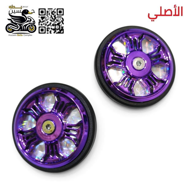 ديكور فسفورات دبلات امامي حجم 10 سن لون بنفسجي رياضي  Image 1 Preview