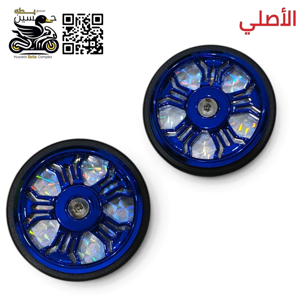 ديكور فسفورات دبلات امامي حجم 10 سن لون ازرق رياضي  Preview Image