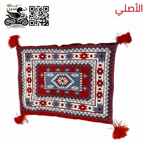 خرج وجه مخده بدون جيوب احمر نقش اسلامي  Image 1 Preview