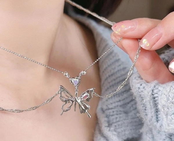 Butterfly necklace  Image 3 Preview