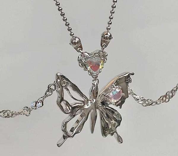 Butterfly necklace  Image 4 Preview