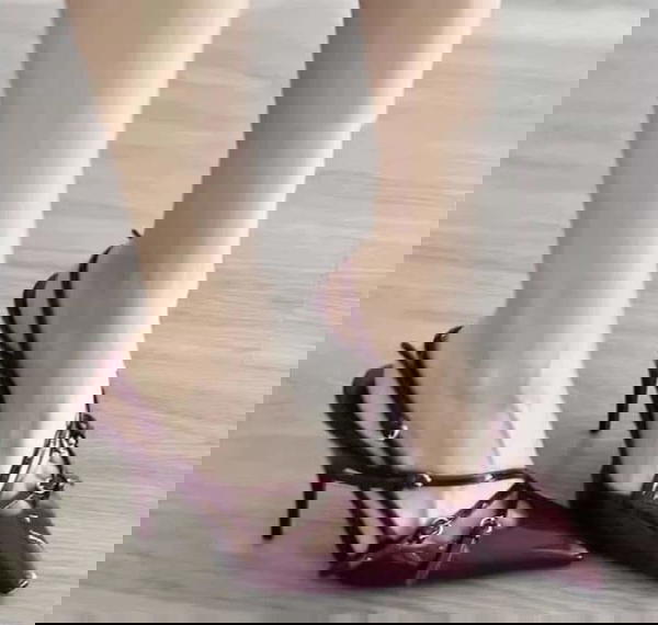 cherry red y2k heel Image 1 Preview