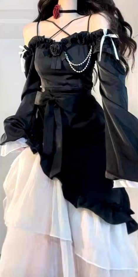 y2k Black dress Image 2 Preview