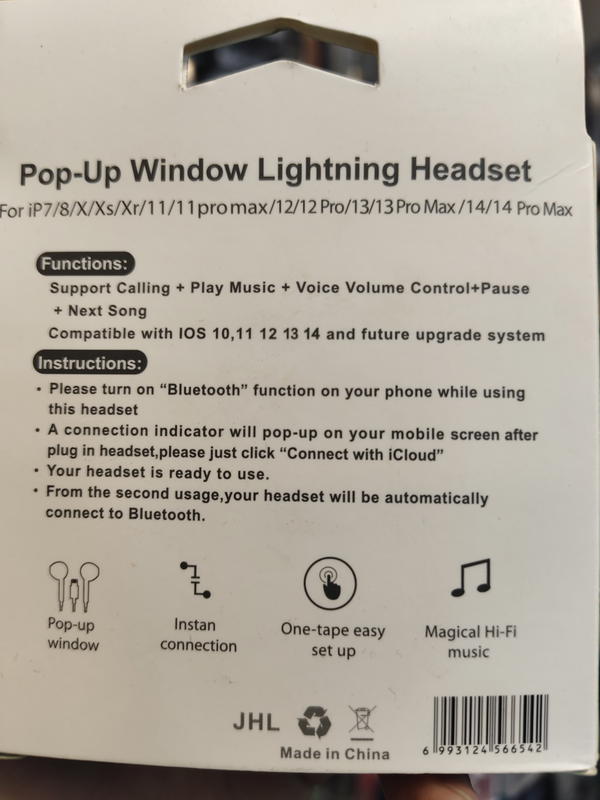 هادفرى POP-UP ايفون LIghithing Image 2 Preview