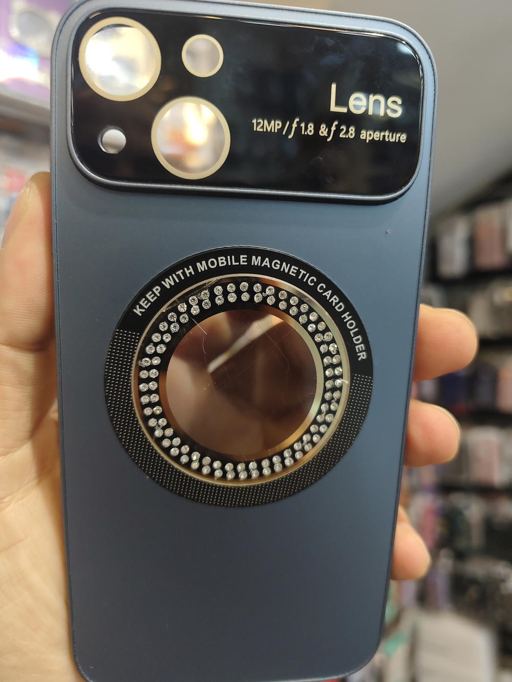 جراب ايفون 13/14 lense blue Preview Image