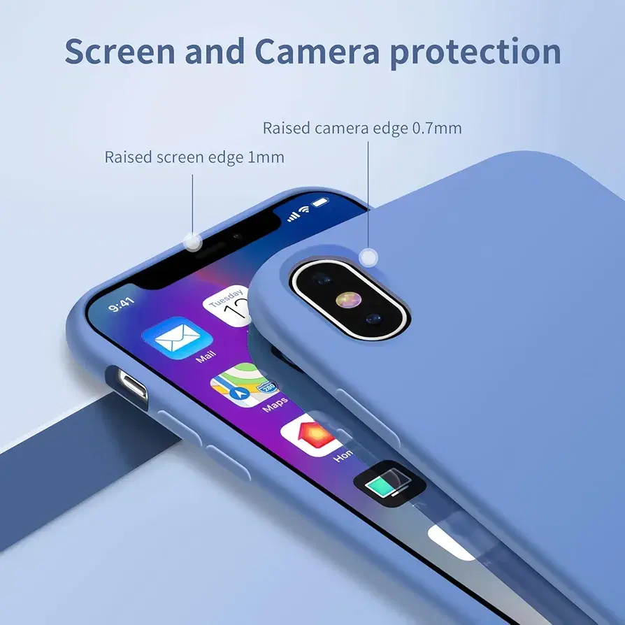 جراب ايفون سيلكون xs max blue Preview Image