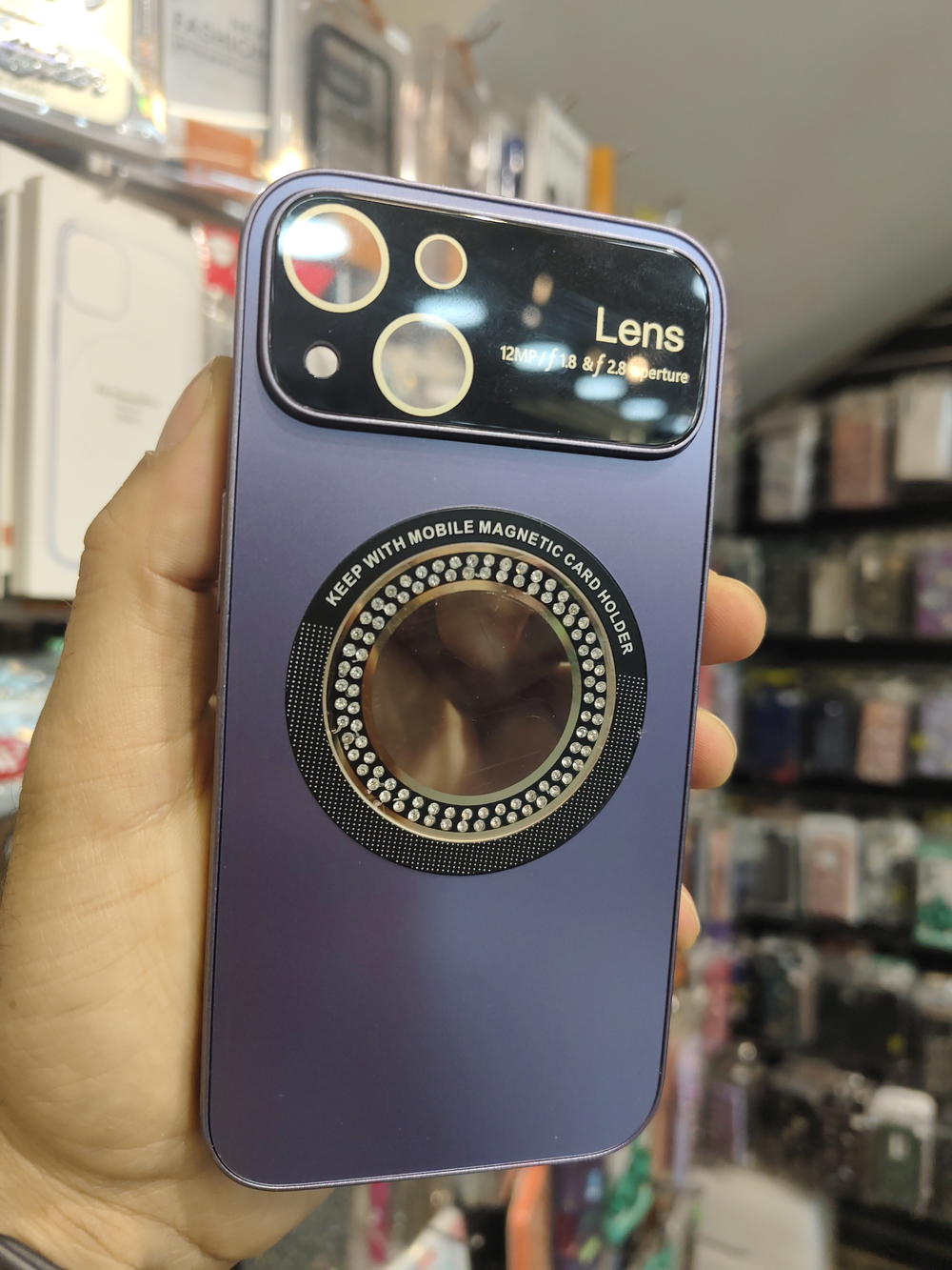 جراب ايفون13/14  purple lens Preview Image