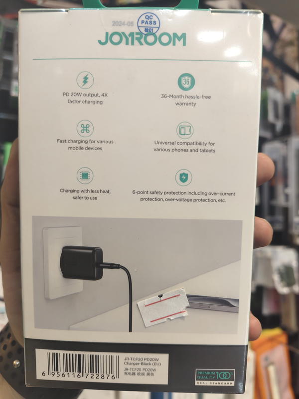 شاحن  اسودjoyroom pd20W Image 2 Preview