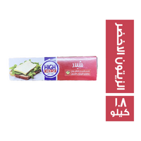 هاي تشيز جبن شيدر مطبوخ بطعم الزيتون الاخضر - 1.8 كجم Preview Image