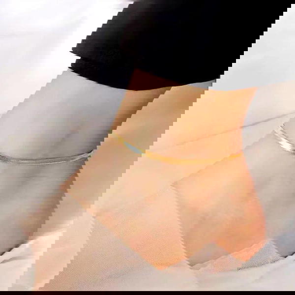  خلخال ضهر حيه 4مم استانلس Image 2 Preview
