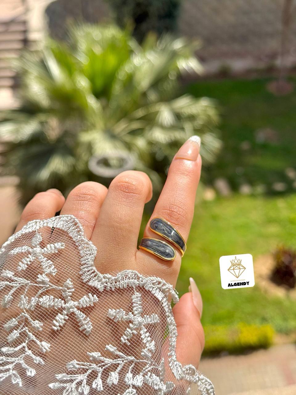 خاتم صدف ستانليس بيور  Preview Image