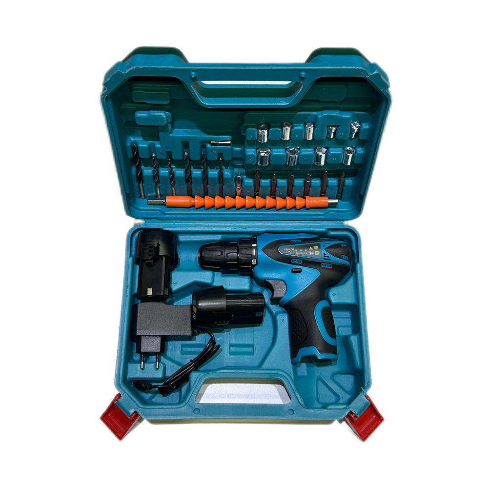 عدة دريل شحن مع بطاريتين موديل KECZZ Preview Image