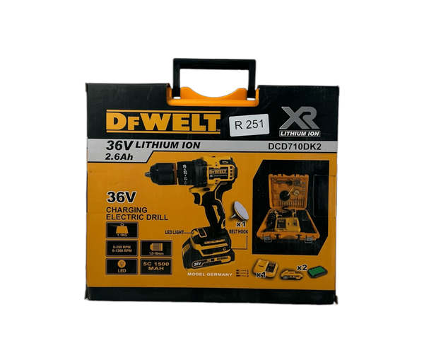 دريل شحن + طوبة بلاستيك + عدة عمل Image 1 Preview