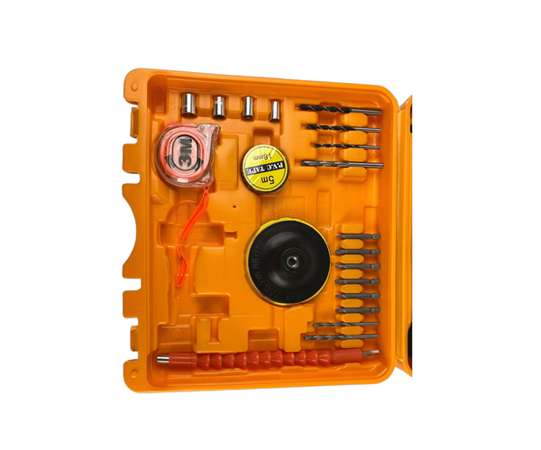 دريل شحن + طوبة بلاستيك + عدة عمل Image 3 Preview