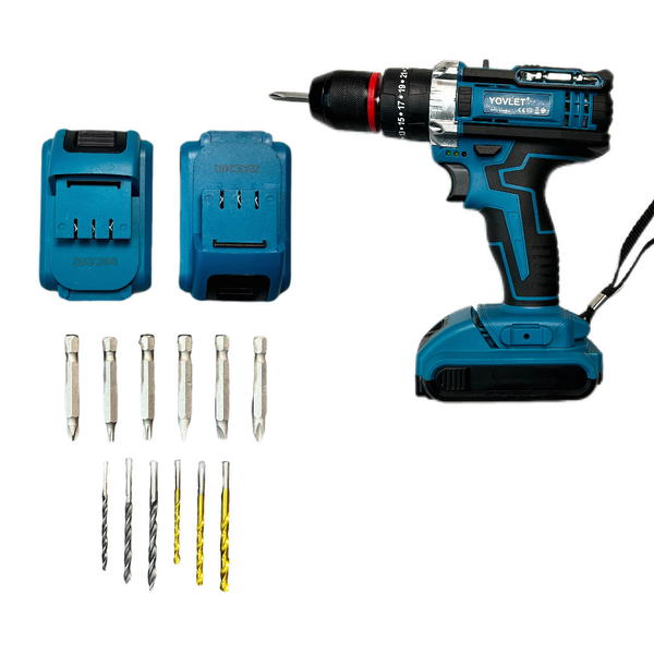 دريل شحن مع بطاريتين Image 1 Preview