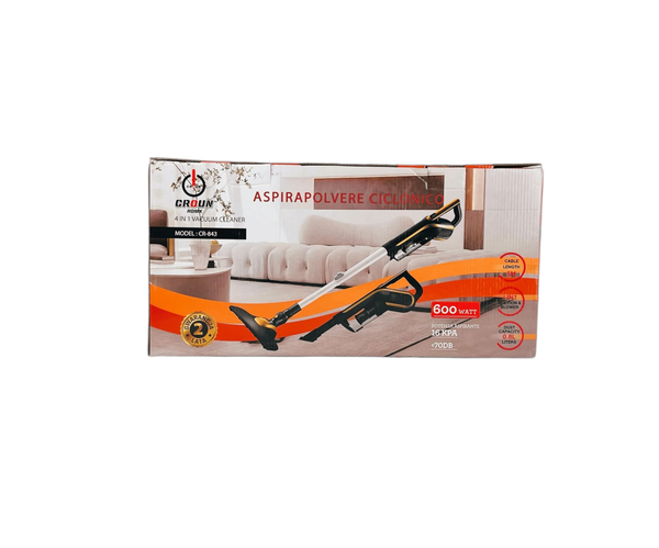 مكنسة عمودية متعددة صغيرة 4 في 1 من كراون Image 1 Preview