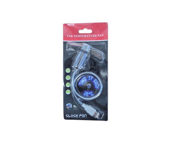 مروحة كتابة مع مقياس درجه الحرارة Image 3 Preview