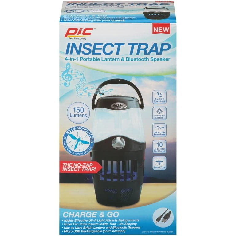 مصباح وقانصة حشرات وسبيكر وباور بانك 4 في 1 Preview Image