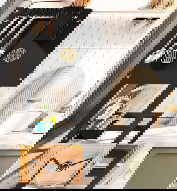 رف صحون معدني متعدد الوظائف Image 4 Preview