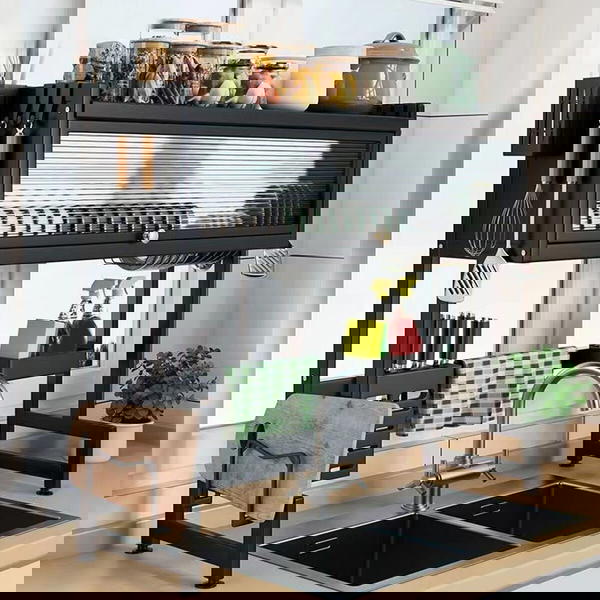 رف صحون معدني متعدد الوظائف Image 8 Preview