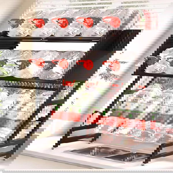 رف صحون معدني متعدد الوظائف Image 9 Preview