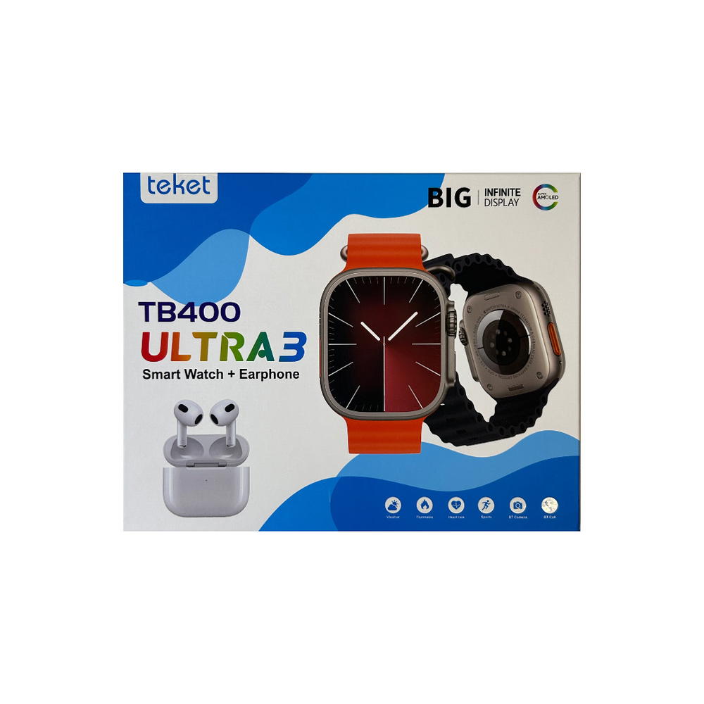 ساعة ذكية مع سماعة مع ايربودزT900 ULTRA Preview Image