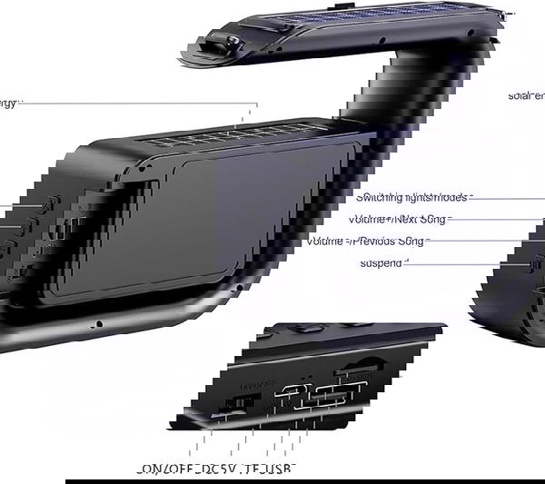 سبيكر ذات لوحين شمسية Image 4 Preview