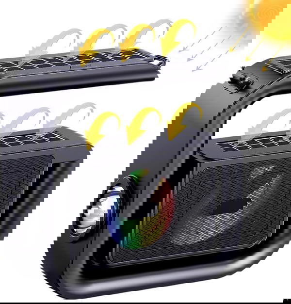 سبيكر ذات لوحين شمسية Image 6 Preview