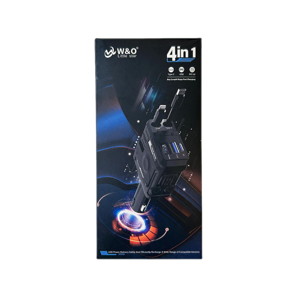 شاحن سيارة ذكي 4 في 1 Preview Image