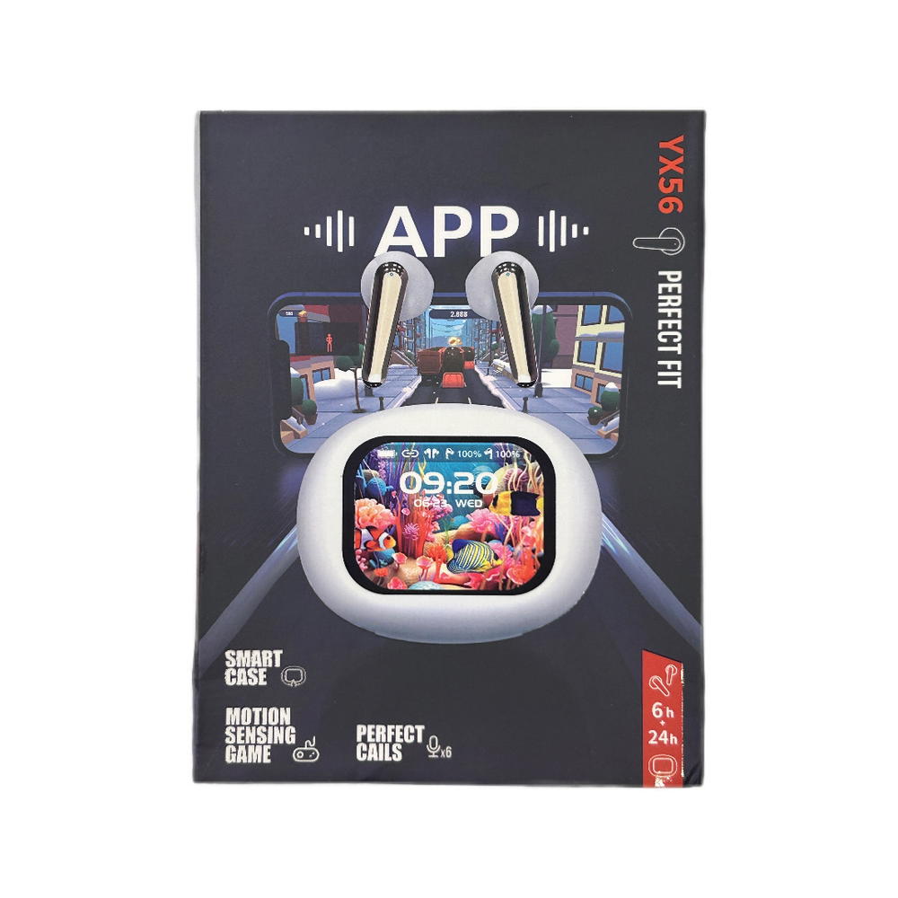 سماعات ايربودز بنظام شاشة كامل موديل YX56 Preview Image