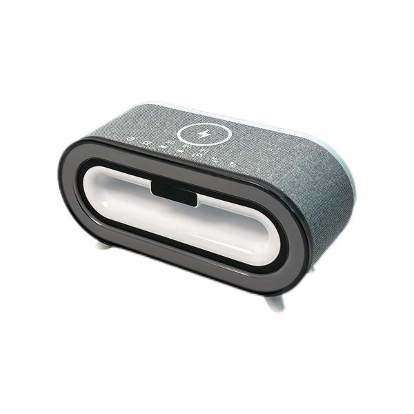 سماعة بلوتوث مع شاحن لاسلكي وإضاءة RGB Image 2 Preview