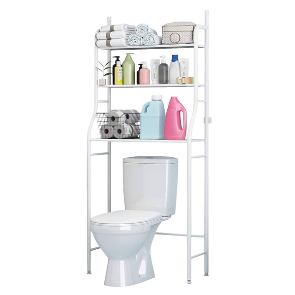 ستاند غسالة او مرحاض غربي مع 3 رفوف Image 2 Preview