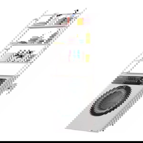 ستاند غسالة او مرحاض غربي مع 3 رفوف Image 4 Preview