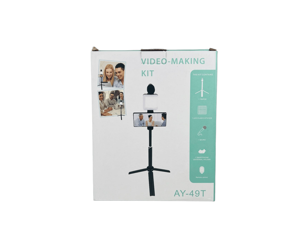 ستاند موبايل انارة + مايك Image 1 Preview