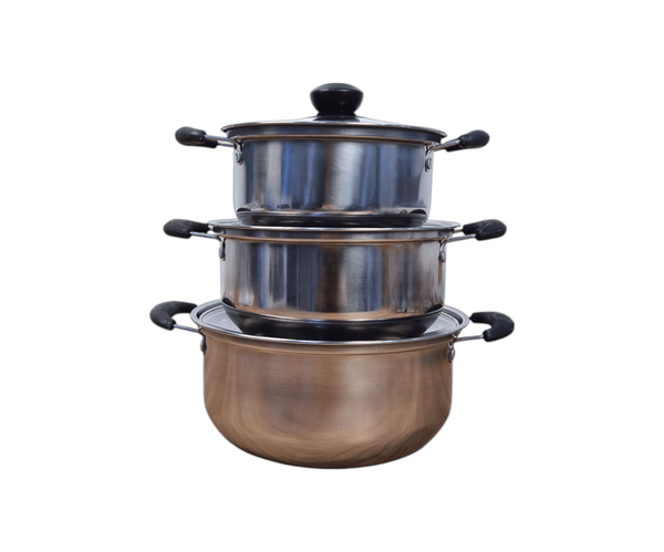 سيت جدر استانلس ستيل_3 قطع Image 3 Preview