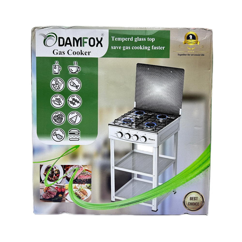 طباخ غاز 4 عيون من دامفوكس موديلLU-032 Preview Image