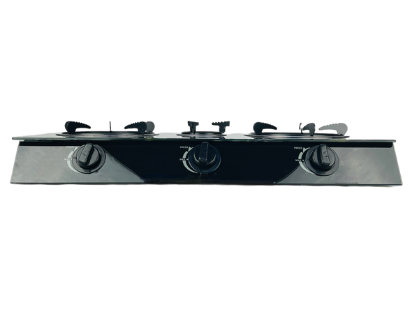 طباخ غاز منضدي 3 عيون زجاج LIBRONIC Image 2 Preview