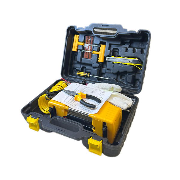 طقم تصليح إطارات و منفاخ هواء Image 3 Preview