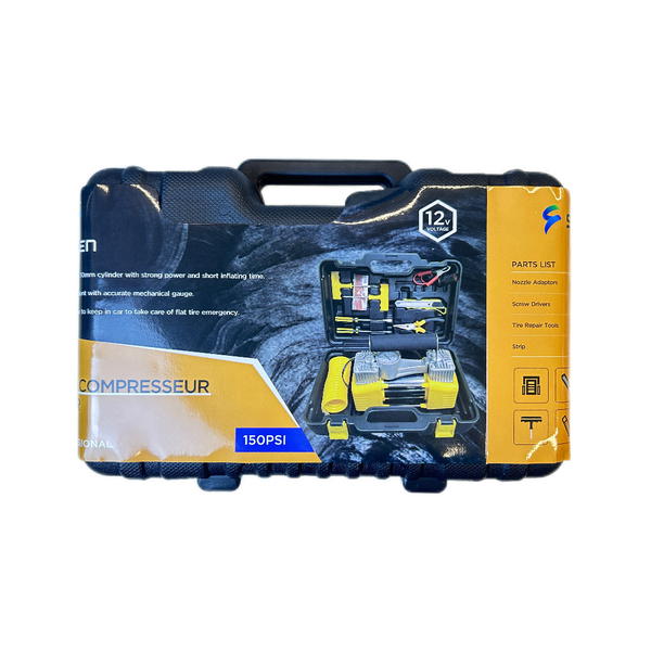 طقم تصليح إطارات و منفاخ هواء Image 4 Preview