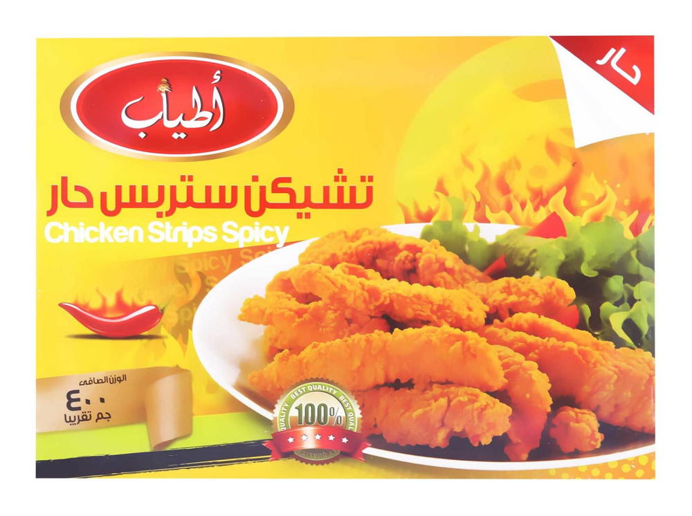اطياب تشكين استربس حار ٤٠٠ جم Preview Image