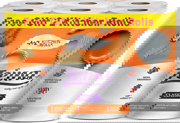 زينه مناديل مطبخ كلاسيك ٦ بكرات Image 1 Preview