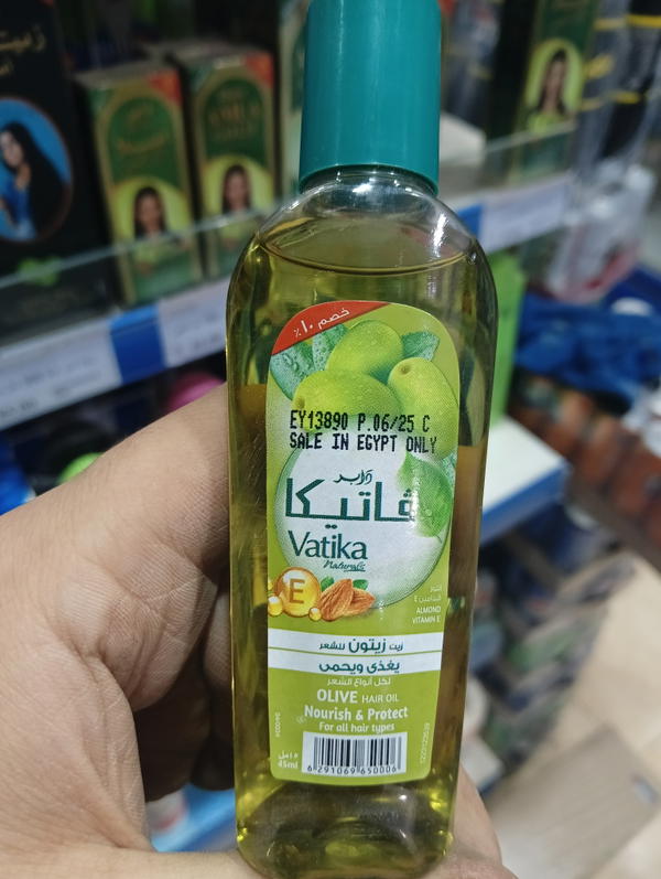 فاتيكا زيت شعر بزيت الزيتون لكل انواع الشعر 45 مللي 6 Image 1 Preview