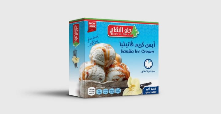 حلو الشام ايس كريم فانيليا بودره Preview Image
