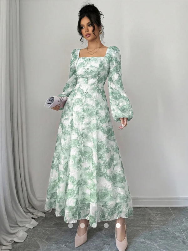 فستان مناسبات فرنسية Image 6 Preview