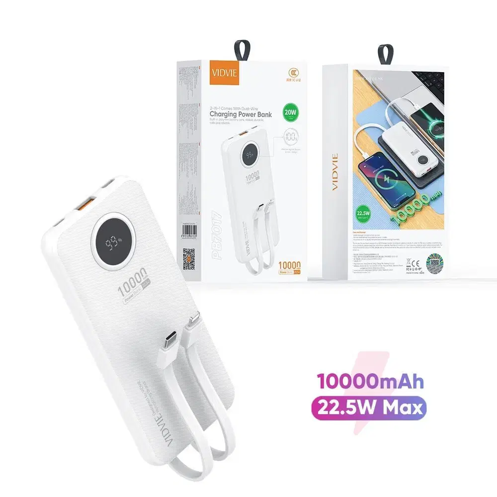 بور بنك VIDVIE 7017 10000mah PD20w Preview Image