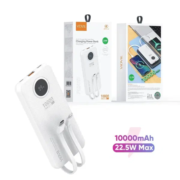 بور بنك VIDVIE 7017 10000mah PD20w Image 1 Preview