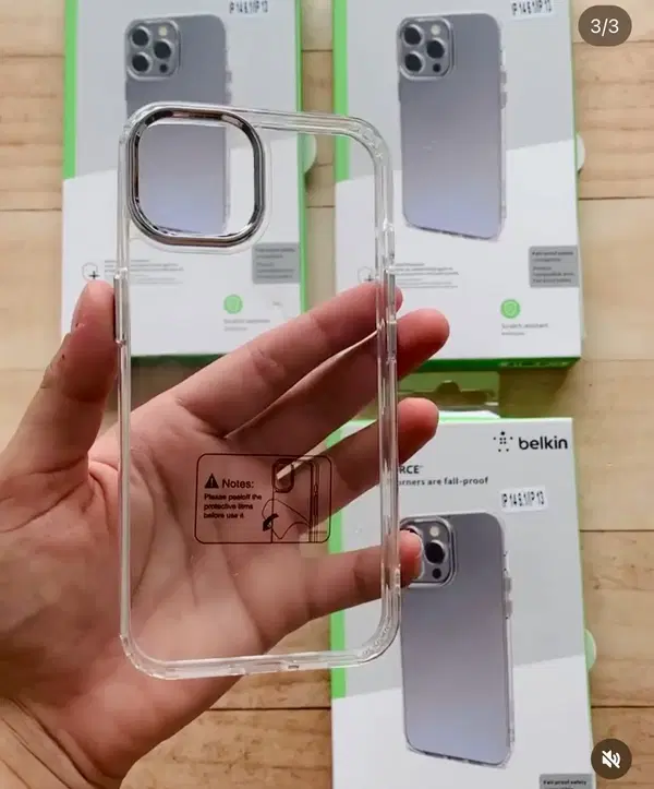 درع ايفون Belkin شفاف اصلي Image 3 Preview