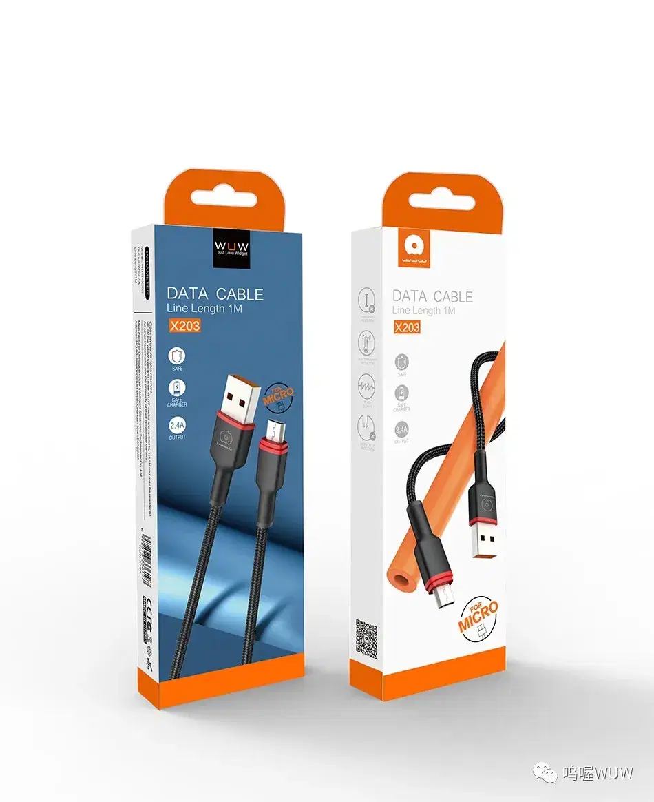 كيبل USB WUW X203 كلكسي+تايب سي Preview Image