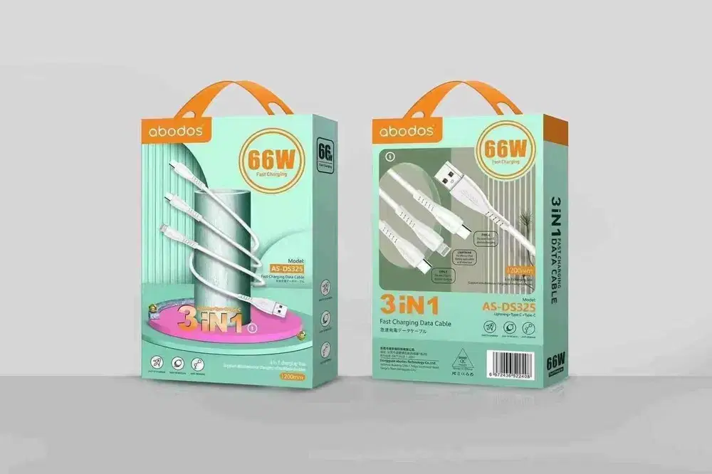 كيبل ABODOS DS325 ثلاثي 66W Preview Image